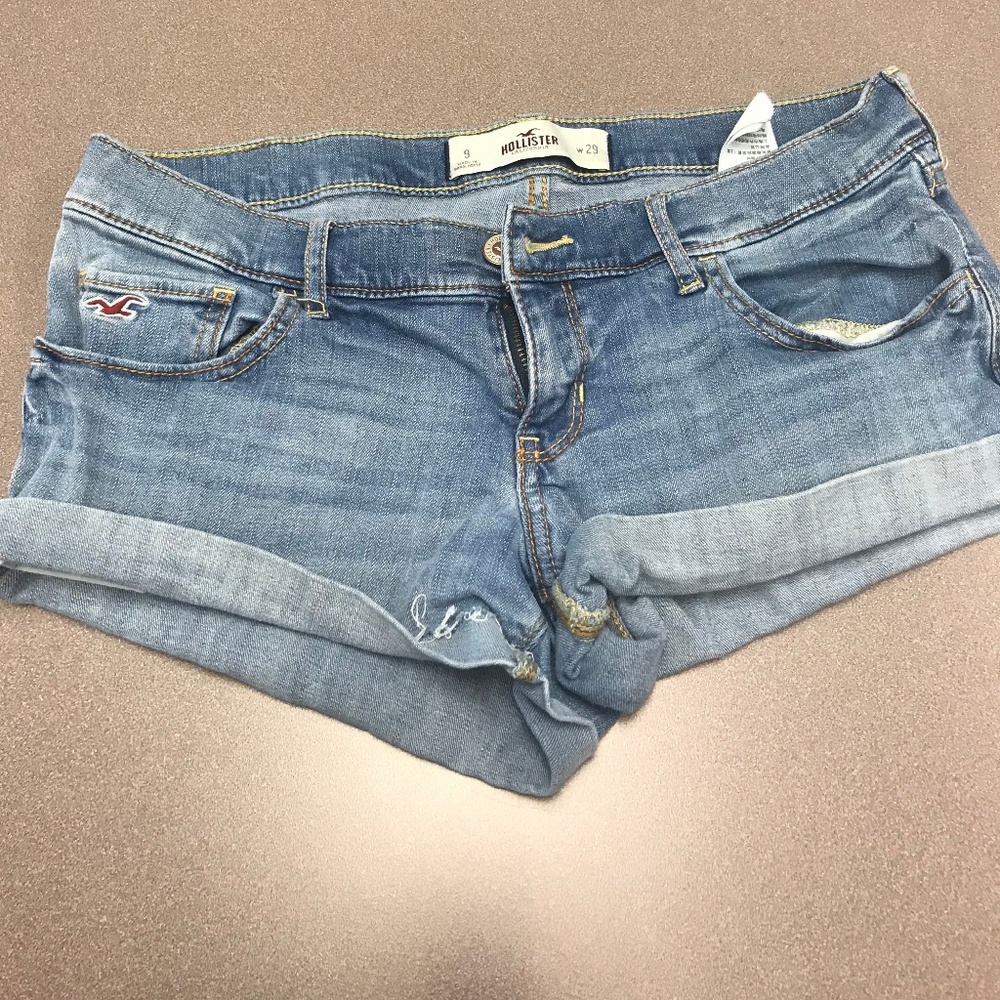 Women's Hollister Denim Cuffed Shorts